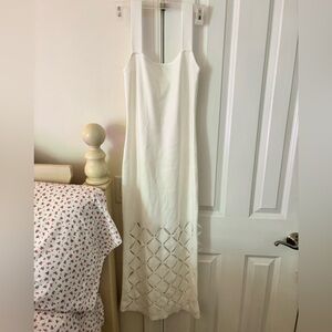 Boutique White Sweater Dress